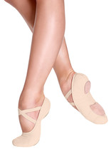 SO DANCA FULLY ELASTICEZ CANVAS SPLIT SOLE BALLET SLIPPERS (SD16)