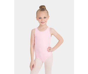 Child Medium (8-10) Basic Tank Top - Neon Pink - Lindens Dancewear
