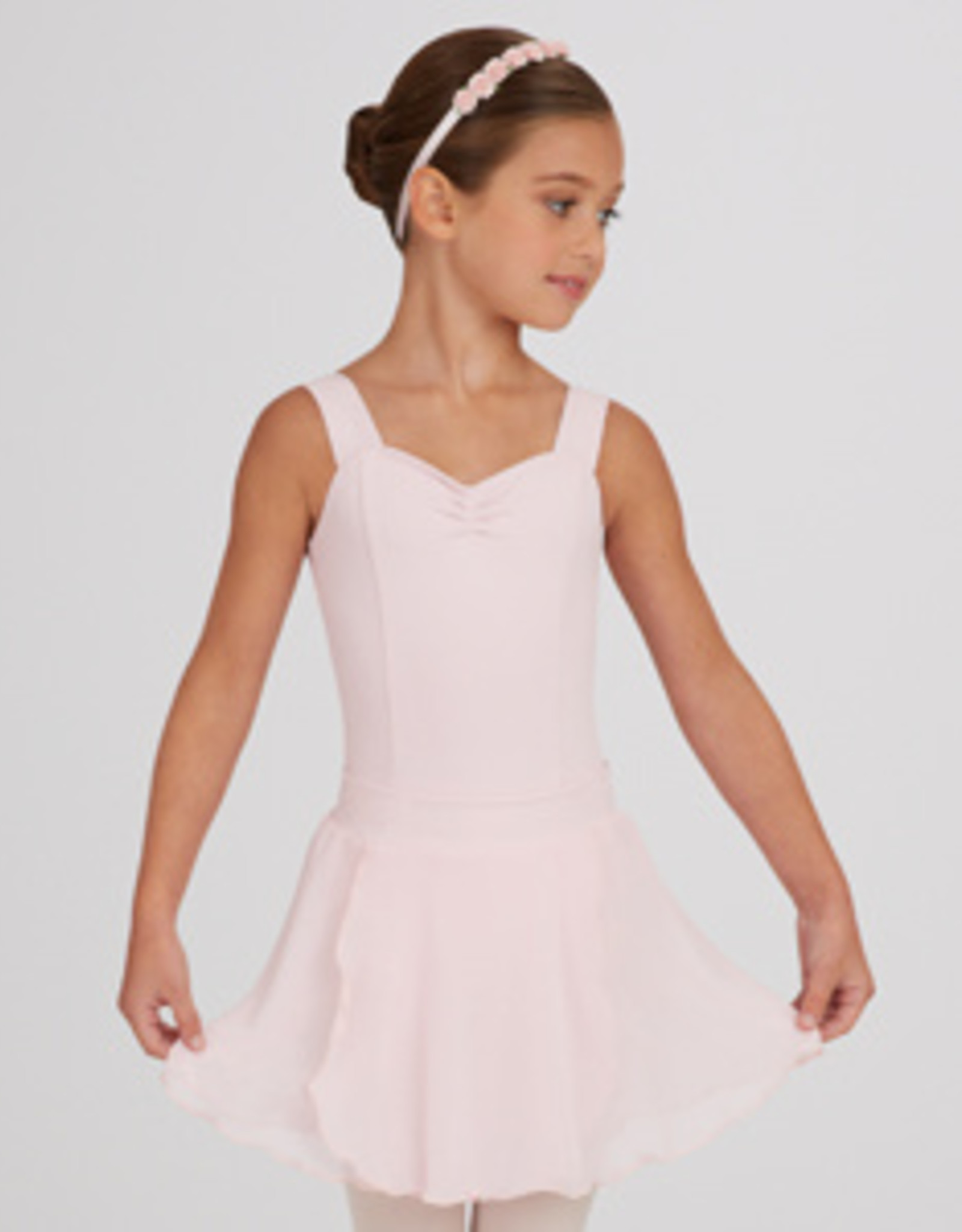 CAPEZIO JUPE ENFANT BANDE ELASTIQUE ROSE (TC0011C)