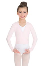 CAPEZIO CLASSIC LONG SLEEVE CHILD WRAP TOP PINK (CC850C)