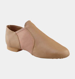 CAPEZIO E-SERIES LEATHER SLIP ON JAZZ SHOES CARAMEL (EJ2A)