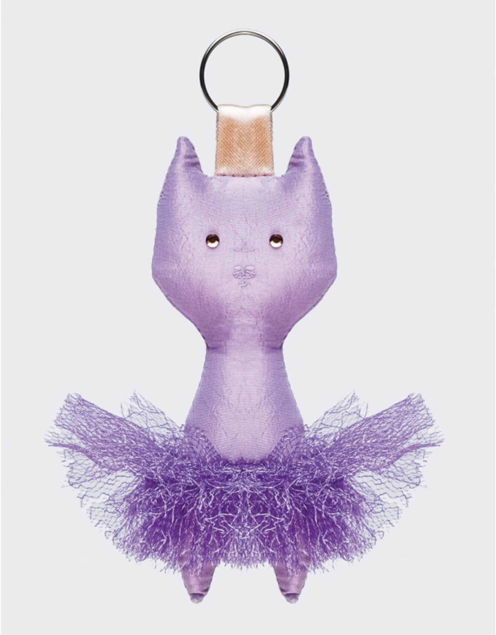 WEAR MOI CAT TAFFETA KEYCHAIN (DIV84)