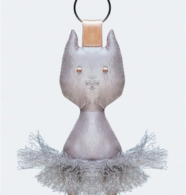 WEAR MOI CAT TAFFETA KEYCHAIN (DIV84)