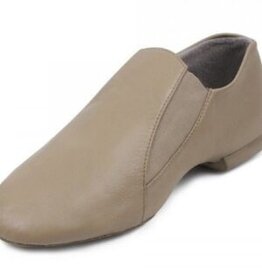 BLOCH CHAUSSURES DE JAZZ EN CUIR EDURO TECH BI-SEMELLE (SO481L) TAN TAILLE 11,5 ADULTES