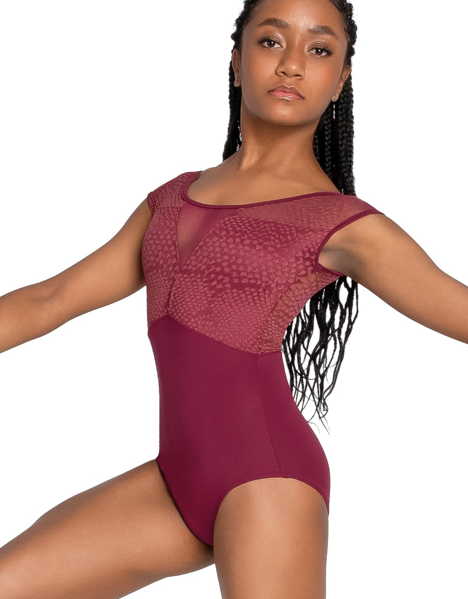 SO DANCA MIKHAILA JUSTAUCORPS AVEC MAILLE (RDE-2328)