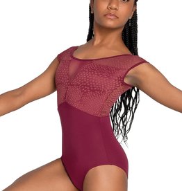 SO DANCA MIKHAILA SPOT-ON MESH LEOTARD (RDE-2328)