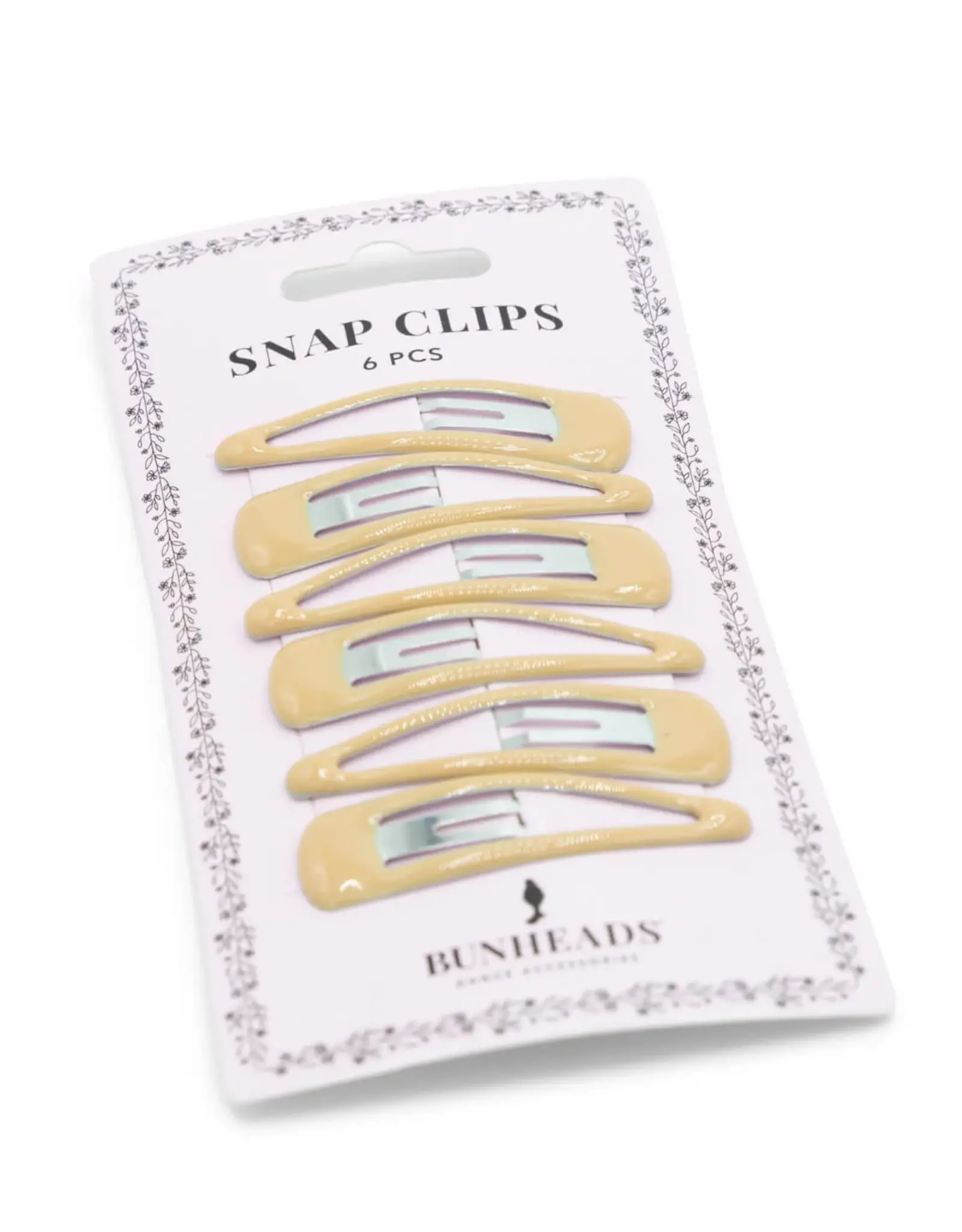BUNHEAD SNAP CLIPS BLONDE (BH1512)