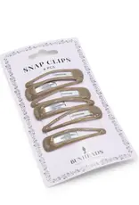 BUNHEAD SNAP CLIPS LIGHT BROWN (BH1513)