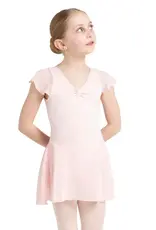 CAPEZIO FLUTTER SLEEVE  DRESS - GIRLS  (11305C)