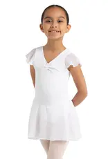 CAPEZIO FLUTTER SLEEVE  DRESS - GIRLS  (11305C)