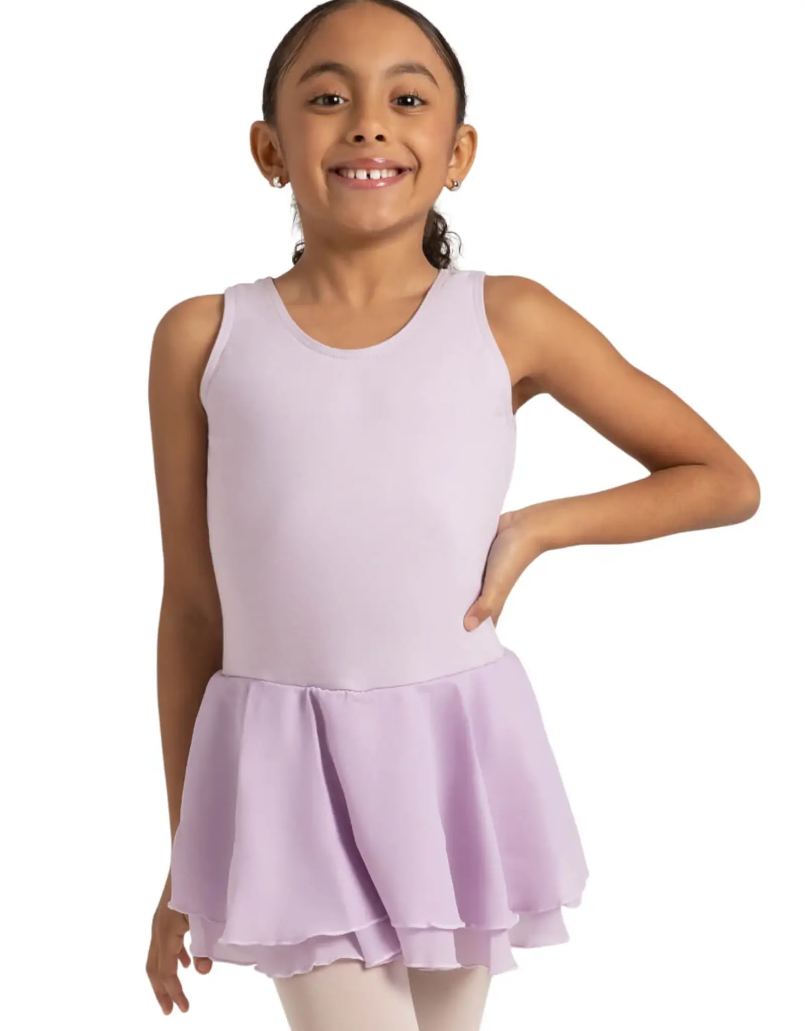 CAPEZIO DOUBLE LAYERED SKIRT TANK DRESS (CC877C)
