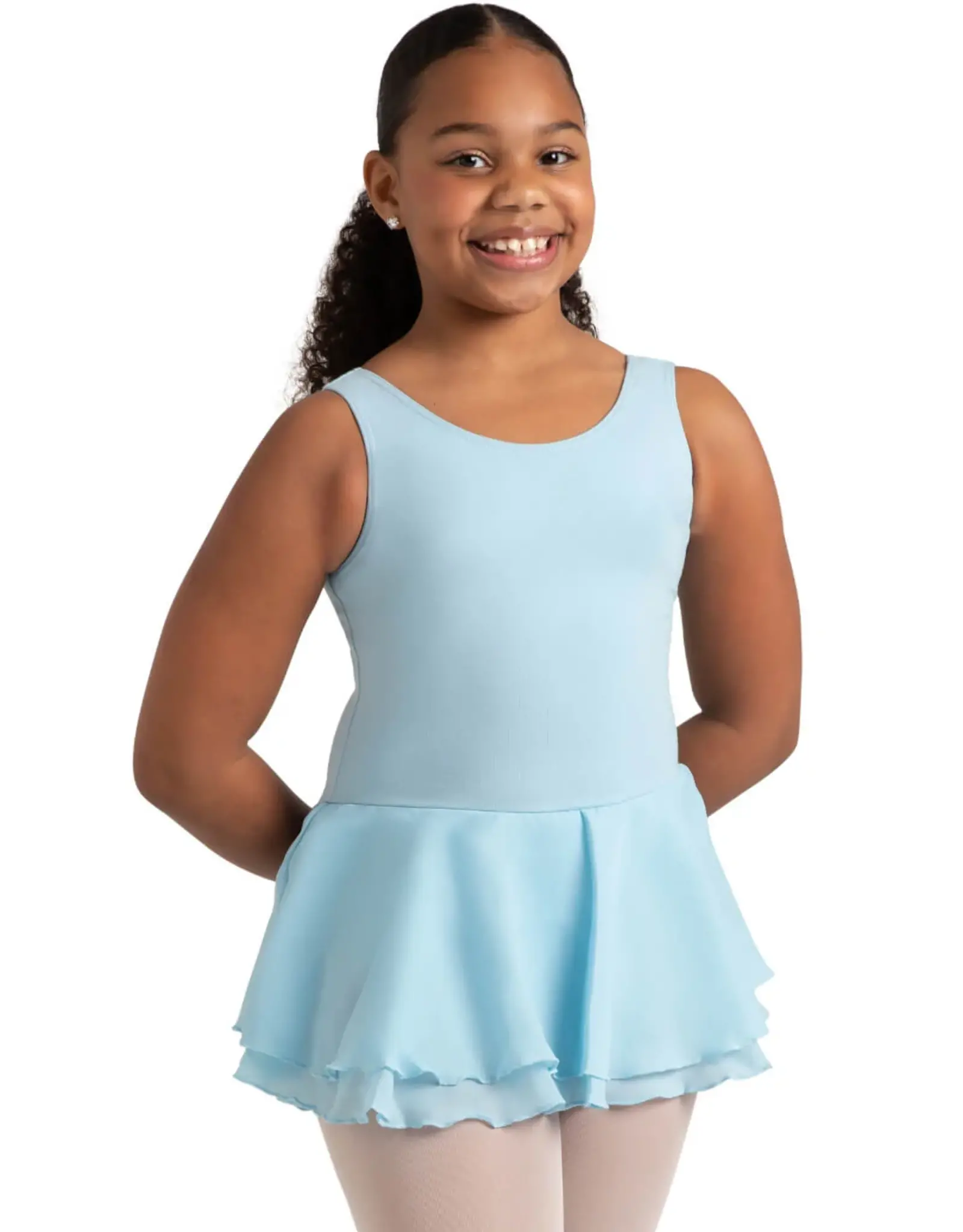 CAPEZIO DOUBLE LAYERED SKIRT TANK DRESS (CC877C)