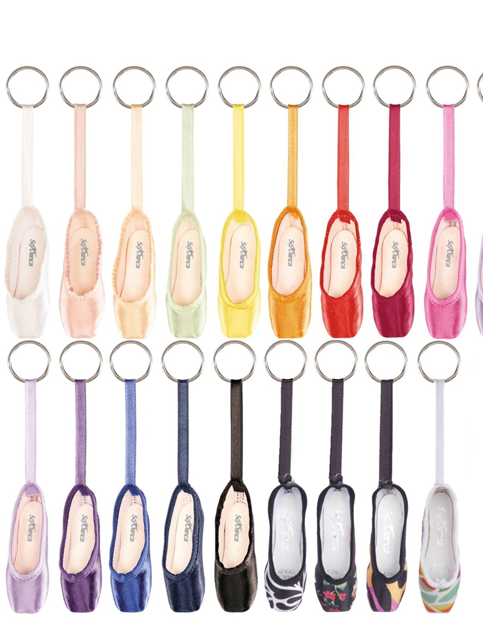 SO DANCA POINTE SHOES KEYCHAINS (KC40)