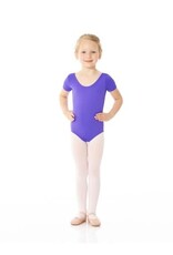 MONDOR LINED FRONT SHORT SLEEVE LEOTARD (41096)