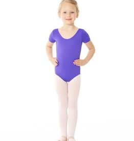 MONDOR LINED FRONT SHORT SLEEVE LEOTARD (41096)