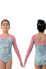 MONDOR LONG SLEEVES LEOTARD FOR GYM (17827)