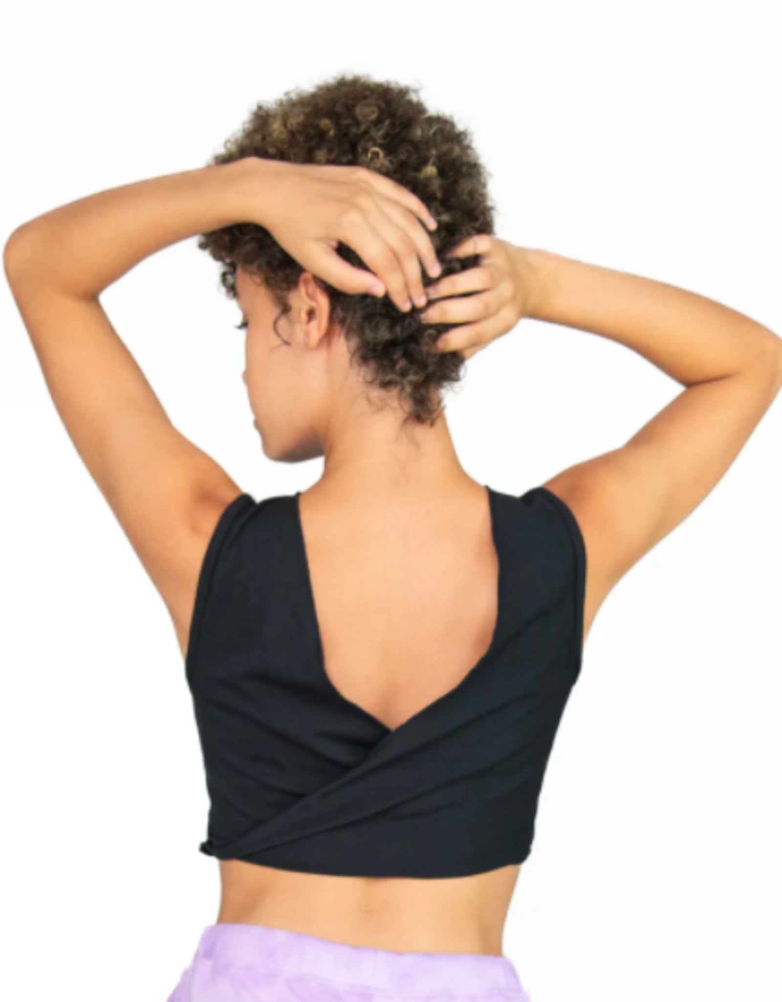 CONVERTIBLE CRISS-CROSS CROP TANK (31815)