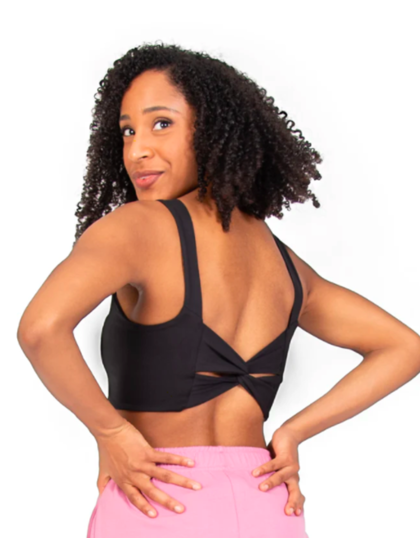 TWIST-BACK PADDED BRA (31808)