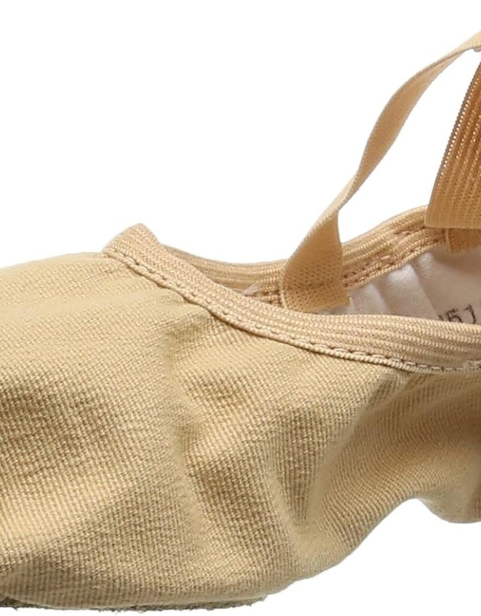 SO DANCA FULLY ELASTICEZ CANVAS SPLIT SOLE BALLET SLIPPERS NUDE (SD16 NUDE)