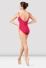 MIRELLA V NECKLINEWITH SHINY ELASTIC CAMISOLE LEOTARD (M2195LM)
