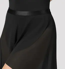 MIRELLA SHINY ELASTIC WAIST FIXED WRAP PULL ON SKIRT (MS166)