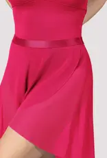MIRELLA SHINY ELASTIC WAIST FIXED WRAP PULL ON SKIRT (MS166)