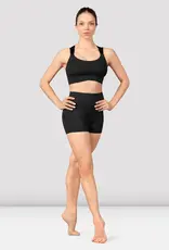 MIRELLA SHINY ELASTIC  CROSS-BACK CROP TOP (M749L)