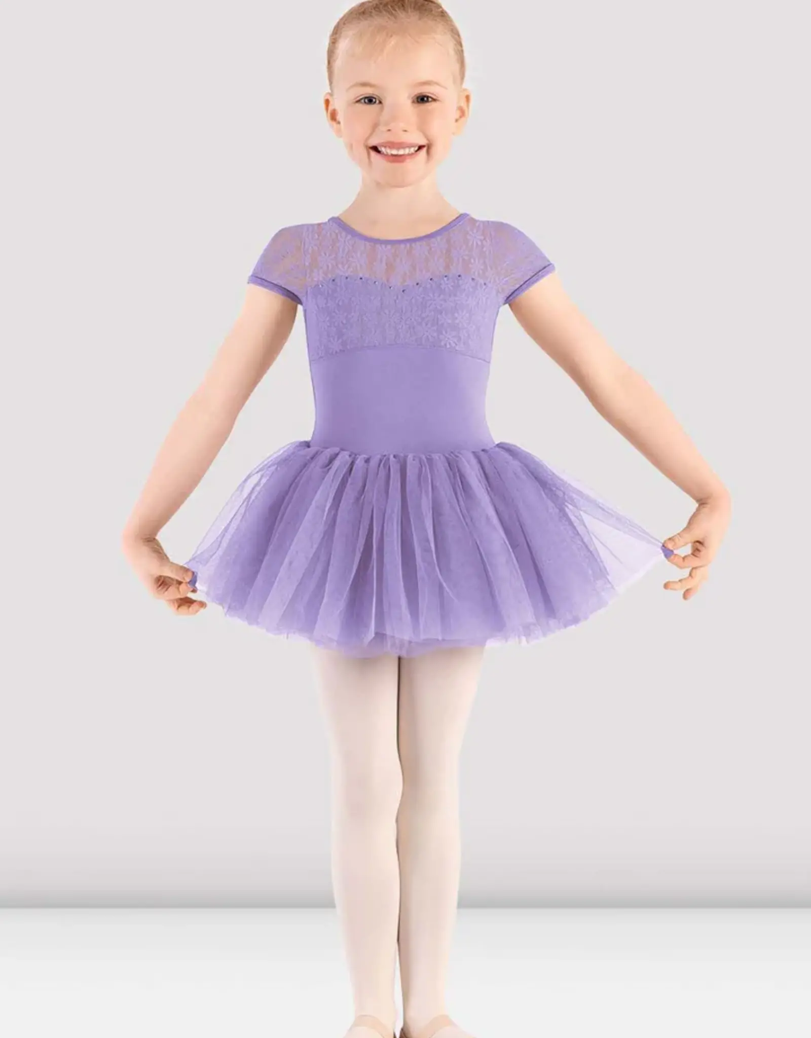 MIRELLA SWEETHEART NECKLINE DAISYLACE CAP SLEEVETUTU LEOTARD (M1564C)