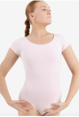 CAPEZIO CLASSIC COTTON SHORT SLEEVE LEOTARD PINK (CC400)