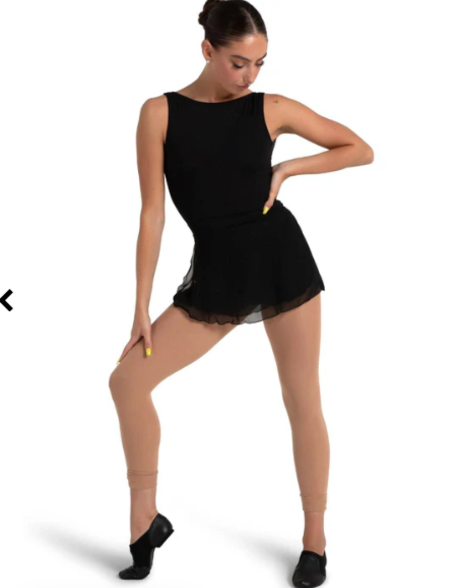 CAPEZIO PULL ON SKIRT BLACK (SE1055W)
