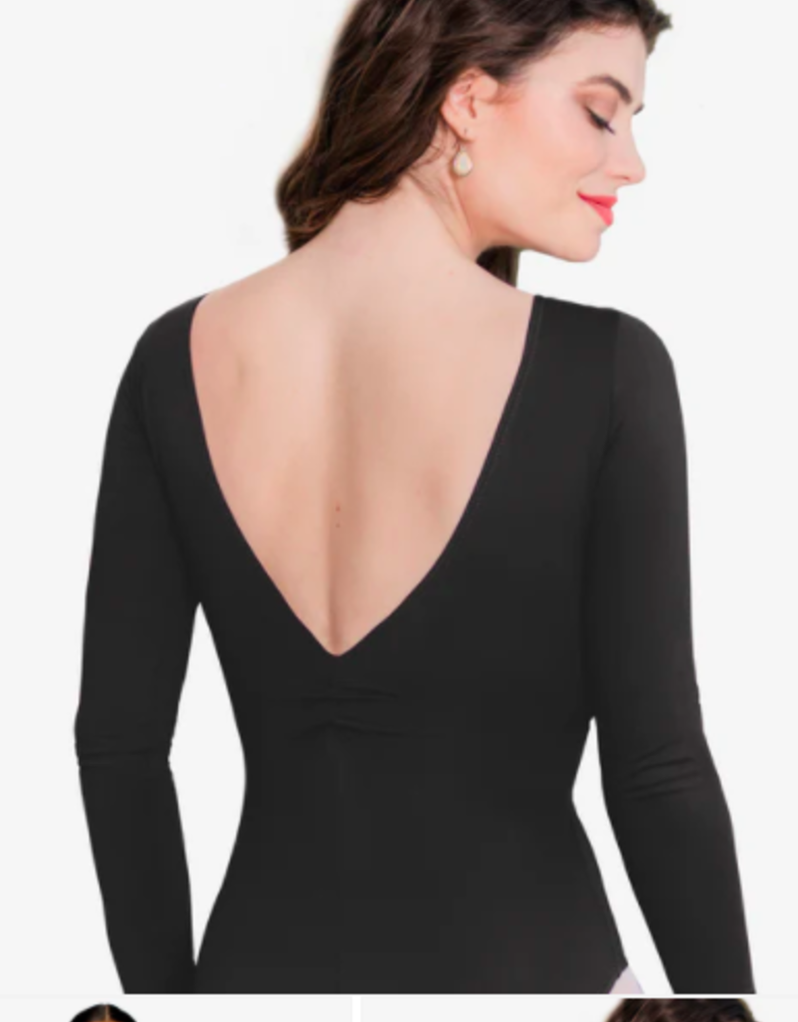 SO DANCA GAIA LONG SLEEVE LEOTARD WITH PINCH (SL-117)