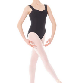 MONDOR MATRIX WIDE STRAP LEOTARD BLACK FOR WOMEN (3505A)