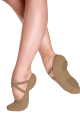 SO DANCA FULLY ELASTICEZ CANVAS SPLIT SOLE BALLET SLIPPERS SKIN COLOR (SD16 SKIN COLOR)