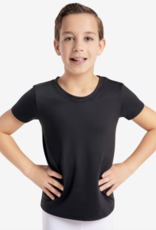 CAPEZIO STUDIO COLLECTION CREW NECK TEE BLACK FOR BOYS BY CAPEZIO (SE1061B)