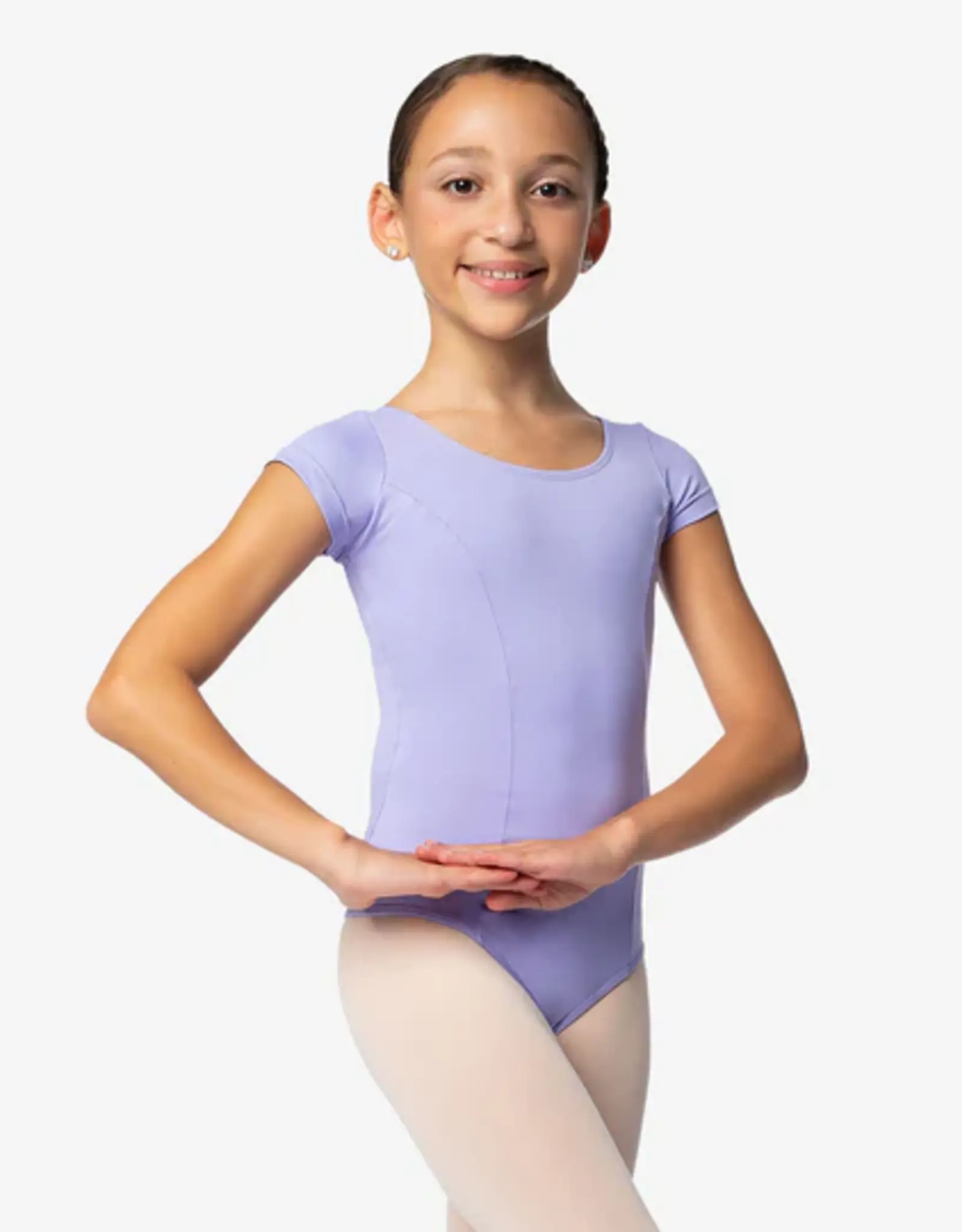 SO DANCA TRISSIE CHILD CAP SLEEVE PRINCESS SEAMS LEOTARD (SL-13)