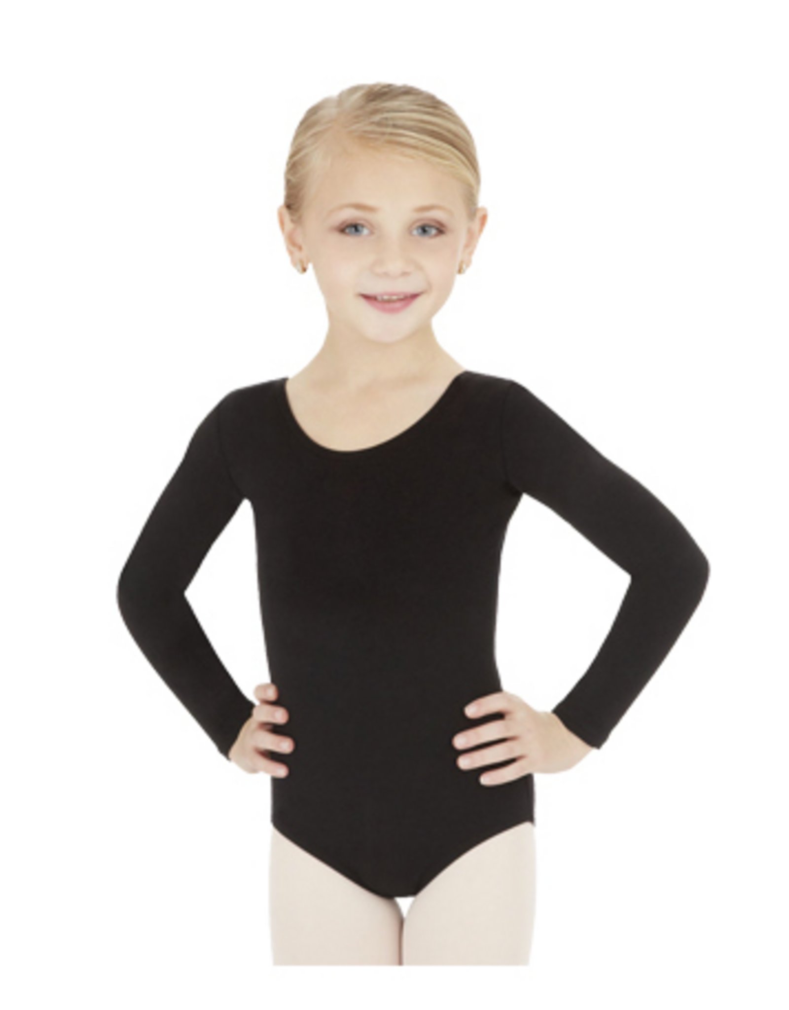 CAPEZIO MAILLOT CLASSIQUE MANCHES LONGUES EN COTTON (CC450C)