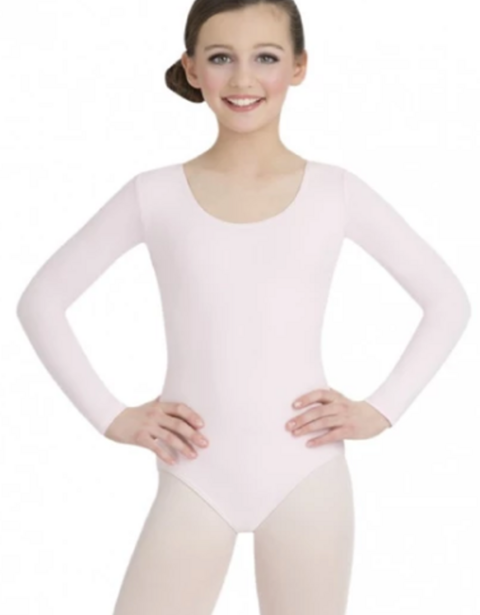 CAPEZIO MAILLOT CLASSIQUE MANCHES LONGUES EN COTTON (CC450C)