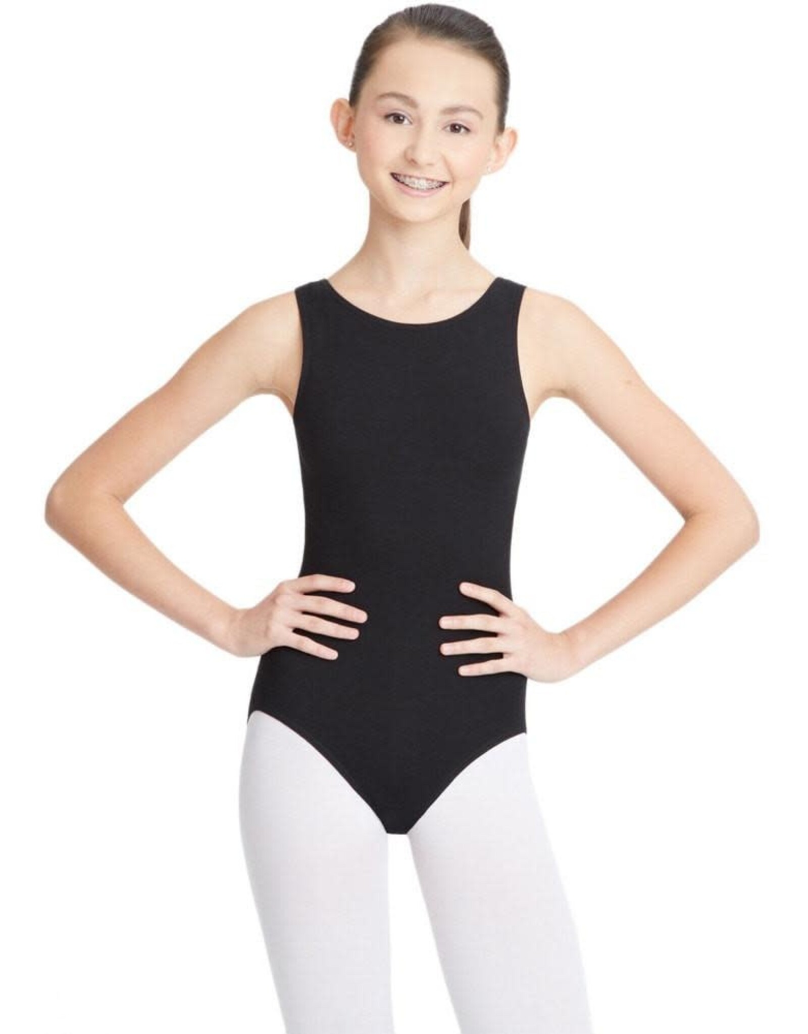CAPEZIO CLASSIC HIGHT NECK CHILD TANK LEOTARD BURGUNDY (CC201C)