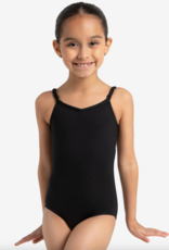 CAPEZIO ADJUSTABLE STRAP CHILD CAMISOLE LEOTARD BLACK (TB1420C) SMALL (4-6)
