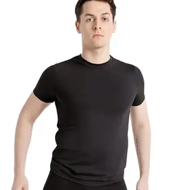 CAPEZIO STUDIO COLLECTION CREW NECK TEE BLACK FOR MEN  (SE1061M)