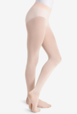 CAPEZIO ULTRA SOFT SELF KNIT WAISTBAND LIGHT PINK TRANSITION TIGHT ADULT (1916)
