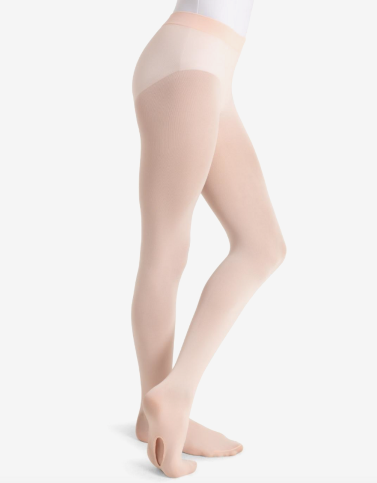 CAPEZIO ULTRA SOFT SELF KNIT WAISTBAND LIGHT PINK TRANSITION TIGHT ADULT (1916)