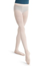 CAPEZIO COLLANTS TRANSITIONS  ULTRA DOUX ROSE PALE TAILLE CONFORTABLE (1916)