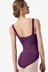 CAPEZIO STUDIO COLLECTION WIDE STRAP AUBERGINE CAMISOLE LEOTARD (SE1012W)
