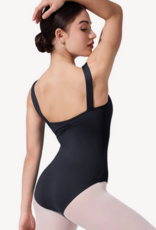 CAPEZIO STUDIO COLLECTION WIDE STRAP BLACK CAMISOLE LEOTARD (SE1012W)