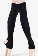 MONDOR STIRRUP LEGWARMERS BLACK  (255)