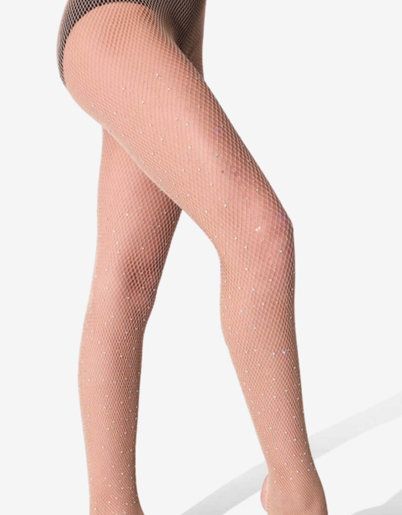 CAPEZIO RHINESTONE FISHNET STIRRUP TIGHT (B3507W)