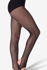 CAPEZIO RHINESTONE FISHNET STIRRUP TIGHT (B3507W)