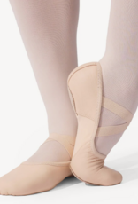 CAPEZIO HANAMI LEATHER BALLET SHOE LIGHT PINK (2038W)