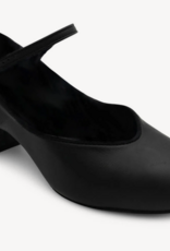 CAPEZIO SUEDE SOLE JR. FOOTLIGHT CHARACTER SHOE BLACK (459)
